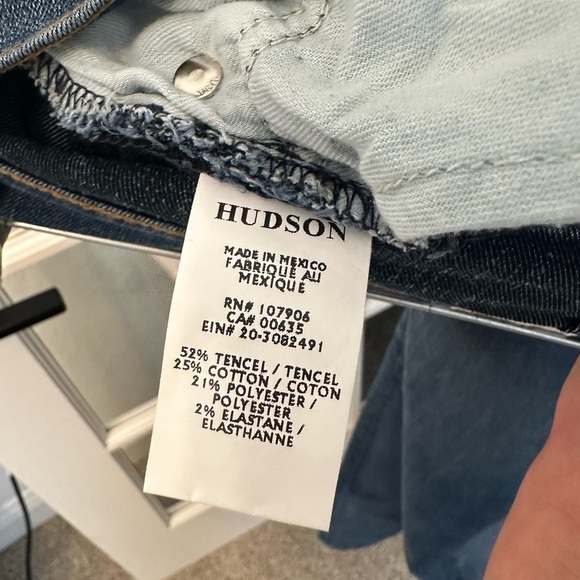HUDSON Jeans Nico Midrise Super Skinny in Lagoon Women Size 26 $195 MSRP NWT - Picture 5 of 13